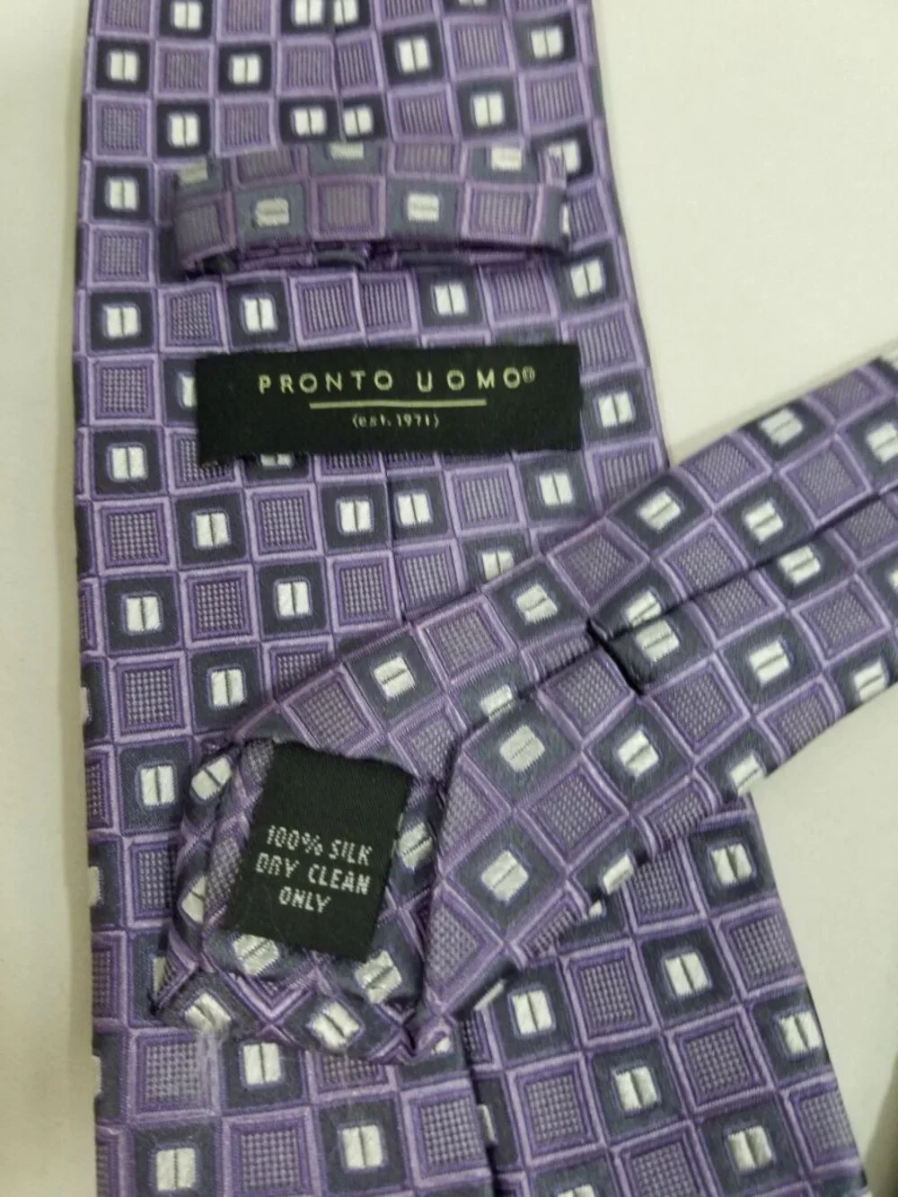 Set Of 4 Mens Silk Ties By Pronto Uomo Croft & Barrow Bergamo